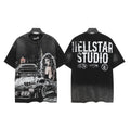 HELLSTAR Studio Racing Graphic T-Shirt – Black