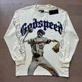 GodSpeed Cream Baseball Skull Graphic Long Sleeve