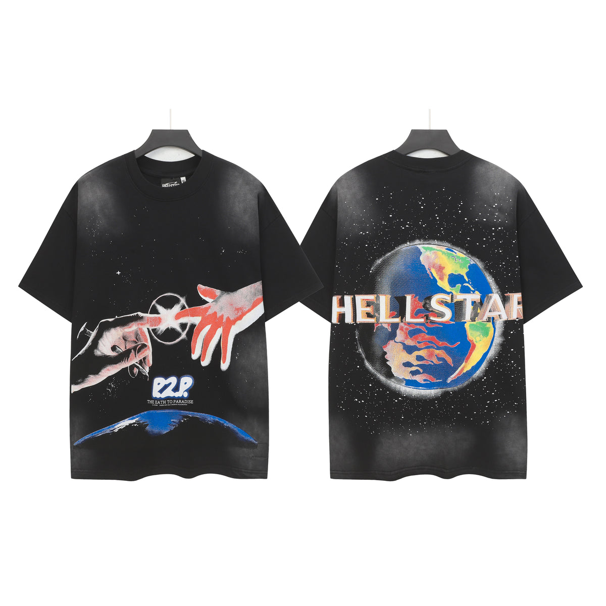 HELLSTAR The Path to Paradise Graphic T-Shirt – White
