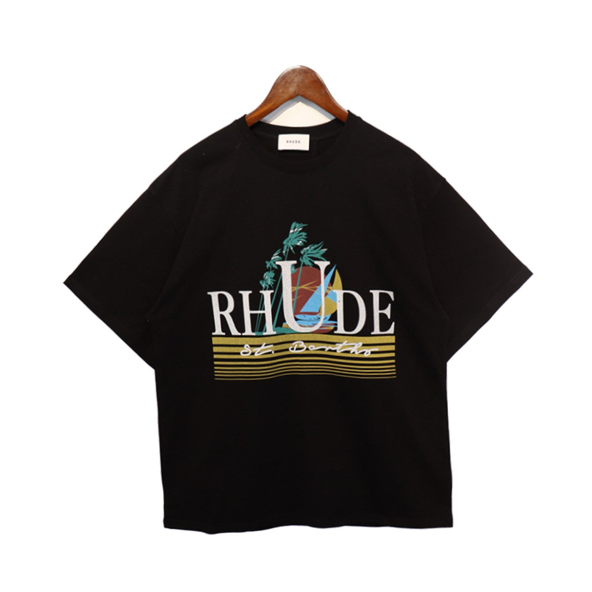 RHUDE St. Barth Graphic T-Shirt Black