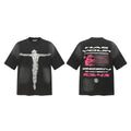 HELLSTAR Pink Graphic Oversized T-Shirt