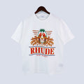 RHUDE New Money Parrot Graphic T-Shirt White