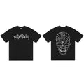 REVENGE Cracked Skull Graphic T-Shirt