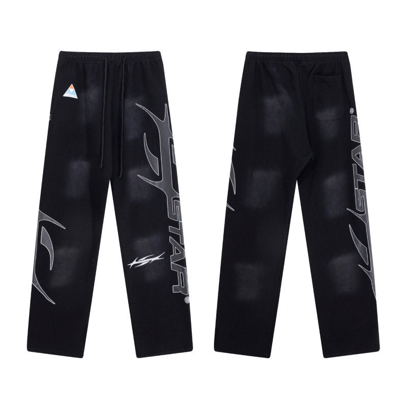 HELLSTAR Future Graphic Sweatpants Black