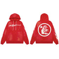 HELLSTAR Star Logo Red Hoodie