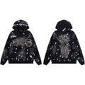 HELLSTAR Black Path to Paradise Splatter Hoodie