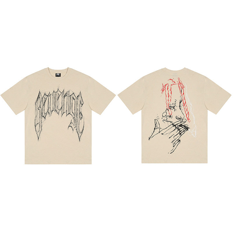 REVENGE Sketch Portrait T-Shirt