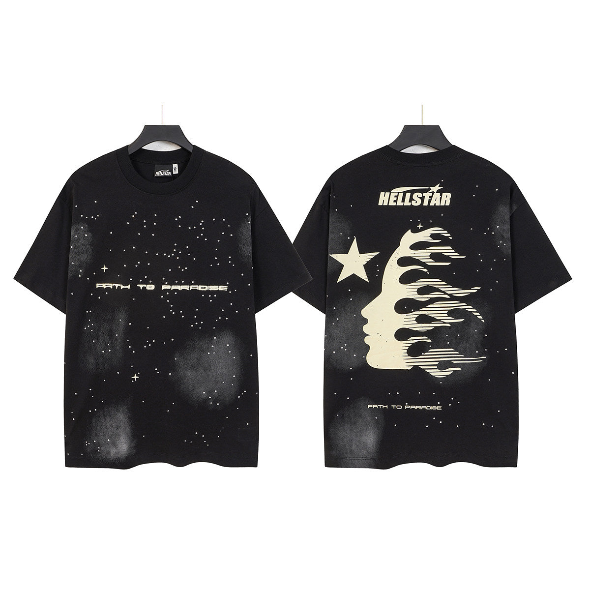 HELLSTAR Path to Paradise Graphic T-Shirt – Black