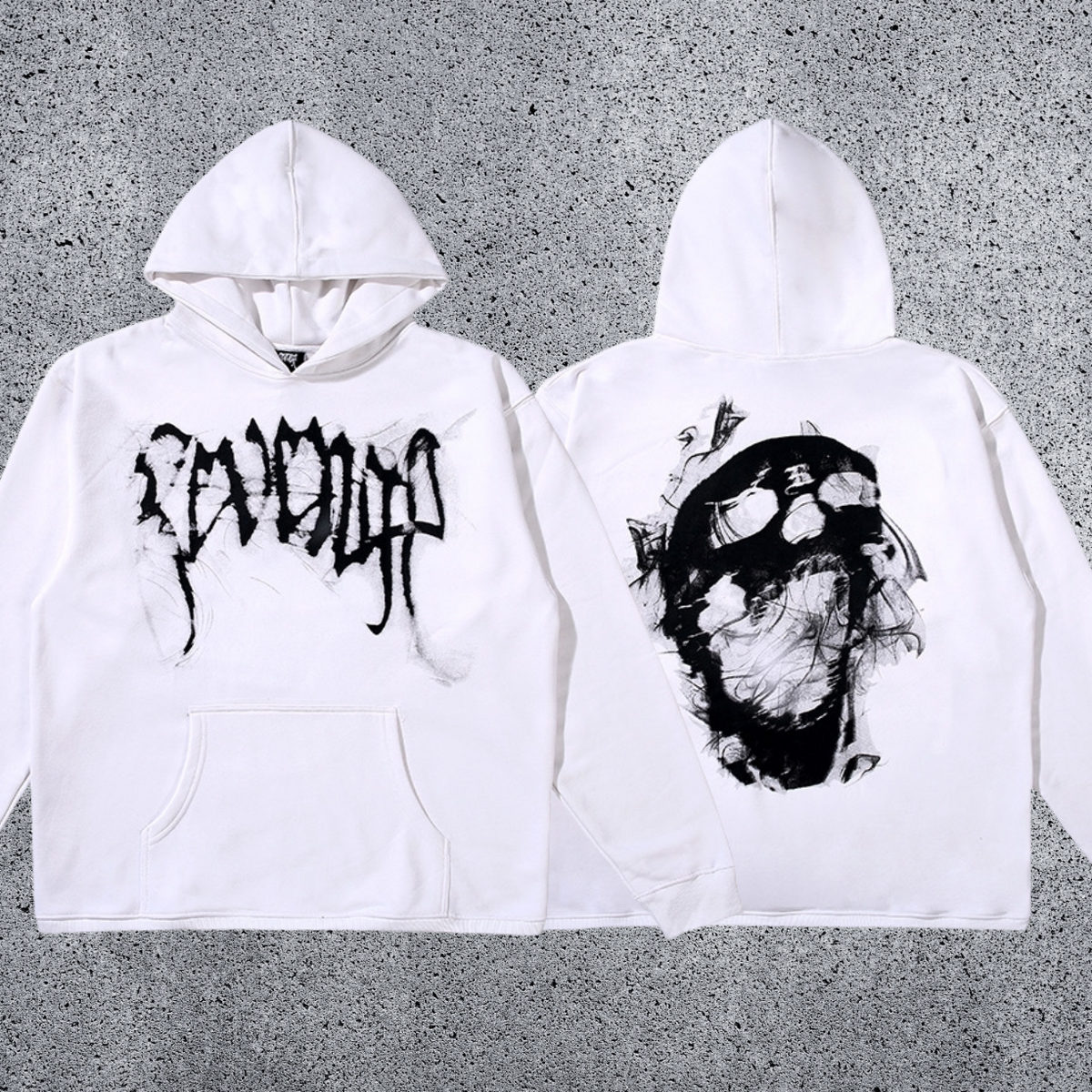 REVENGE Graphic Pullover Hoodie