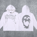 REVENGE Skull Graphic Hoodie
