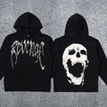 REVENGE Skull Graphic Hoodie