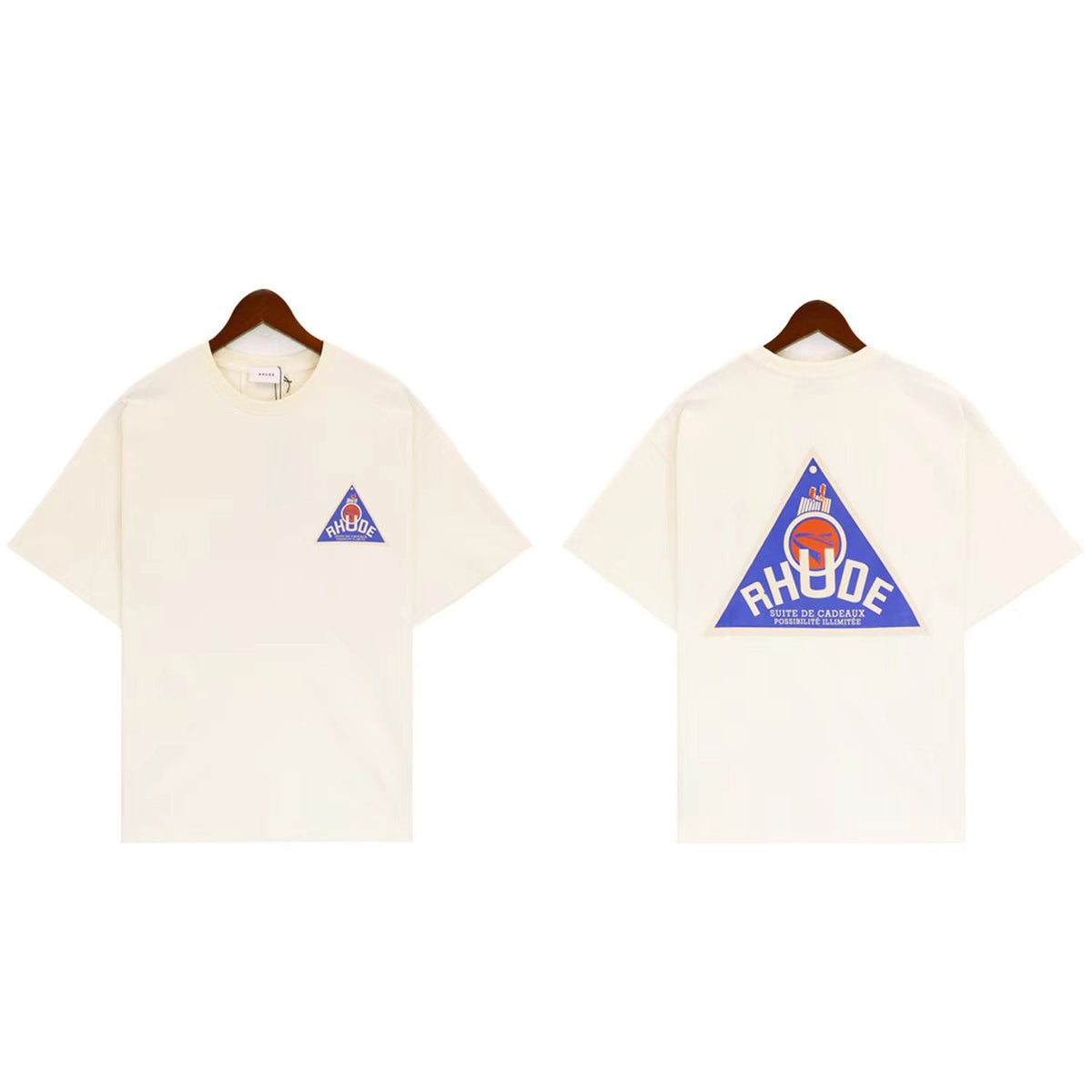 RHUDE Triangle Logo Graphic T-Shirt