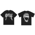 REVENGE Silver Skull Graphic T-Shirt