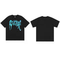 REVENGE Blue Gothic Logo T-Shirt