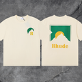 RHUDE Sunrise Mountain Graphic T-Shirt