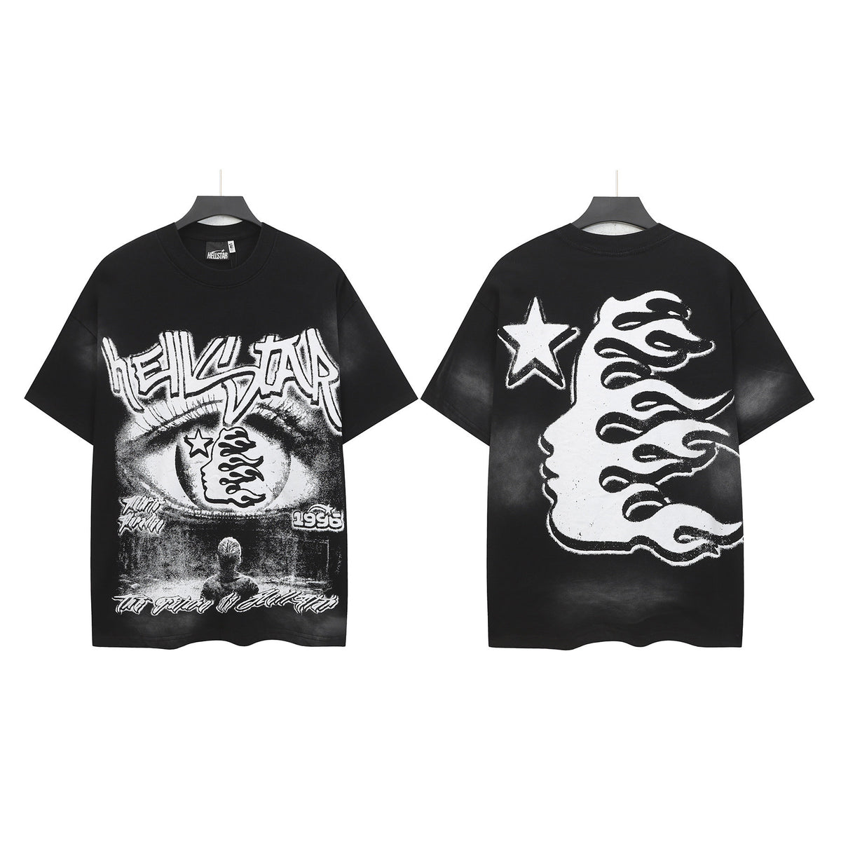 HELLSTAR Graphic Star Black T-Shirt