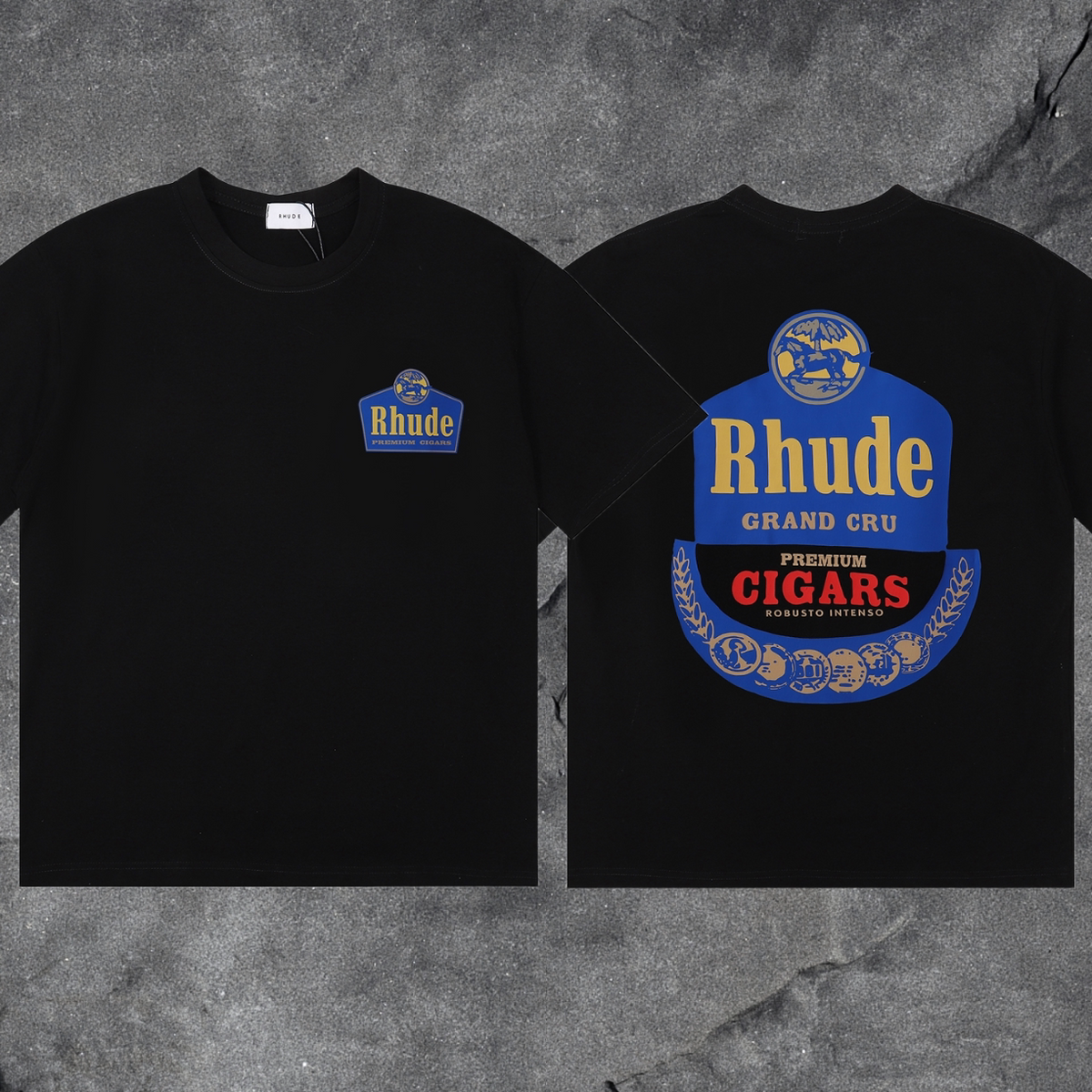 RHUDE Grand Cru Cigars Graphic T-Shirt