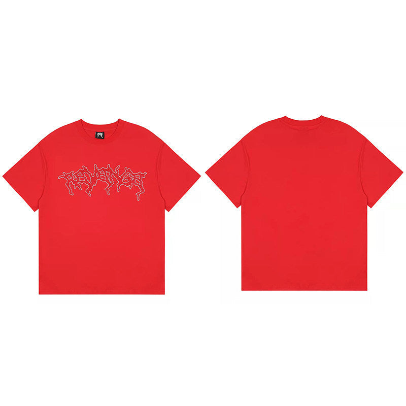 REVENGE Thorn Logo T-Shirt – Red