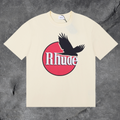 RHUDE Eagle Circle Logo T-Shirt