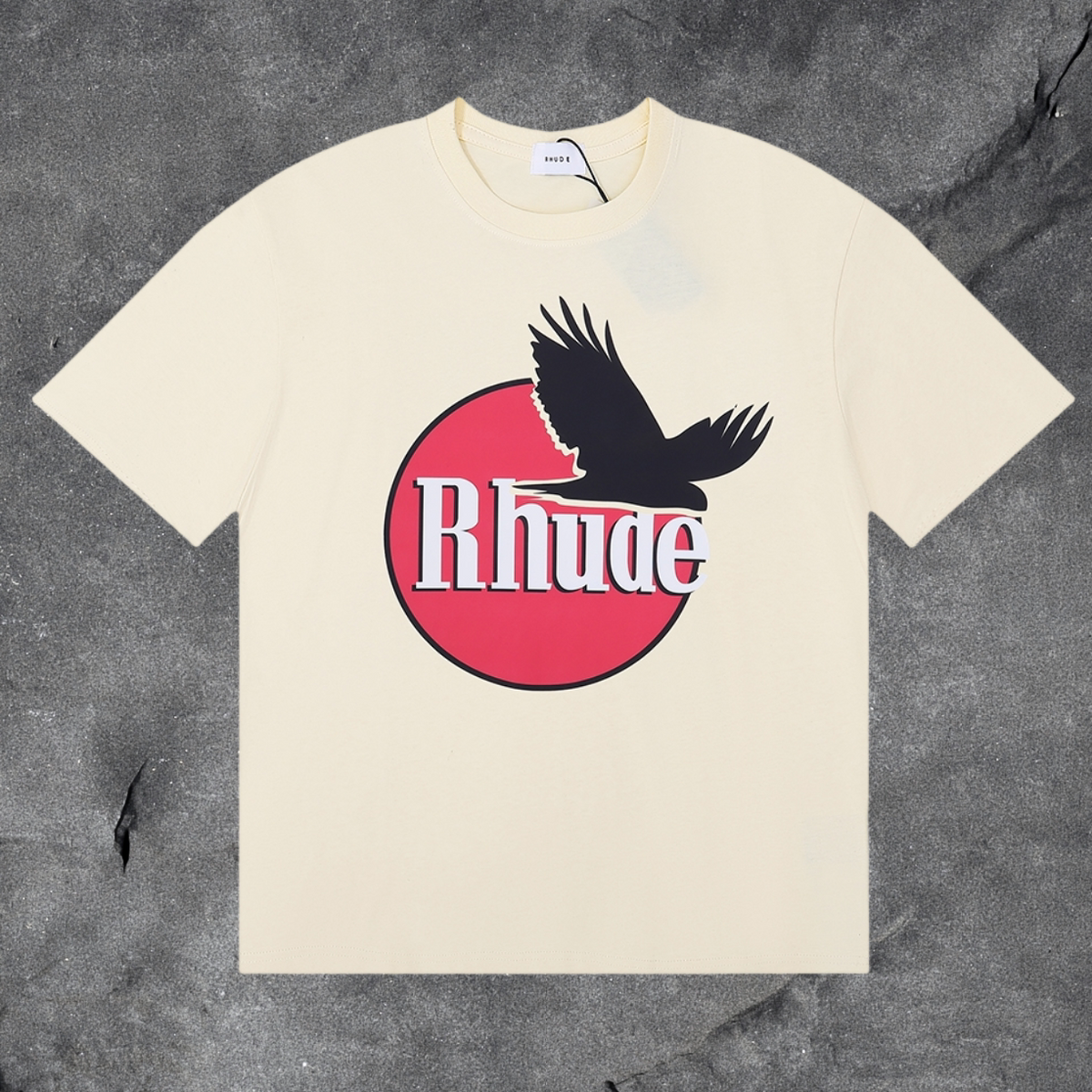 RHUDE Eagle Circle Logo T-Shirt