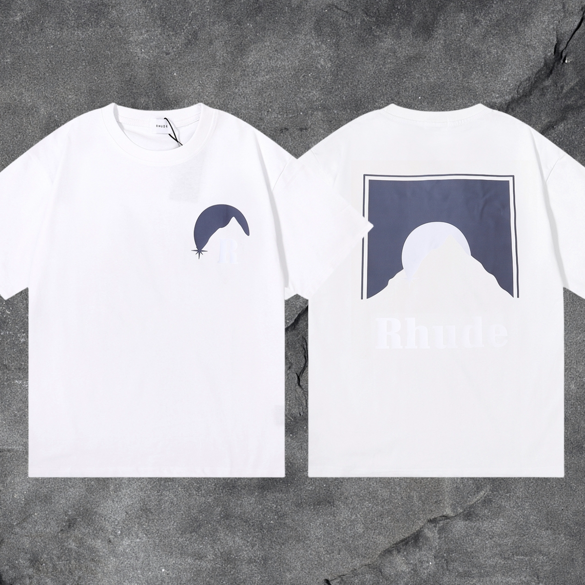 RHUDE Mountain Moon Graphic T-Shirt