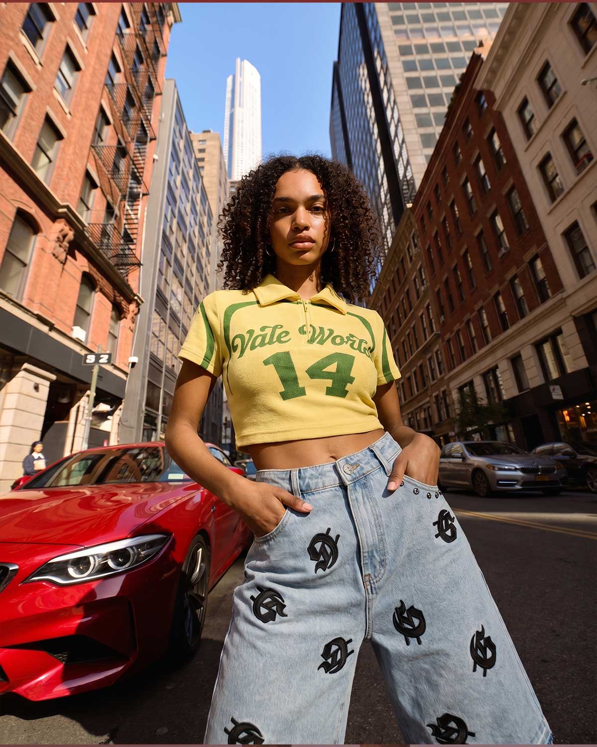 Vale Forever 007 Women's Brazil Rugby Tee Yellow