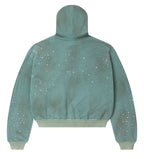 Vale Forever Bank Zip Up Hoodie Green
