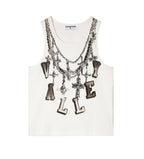 Vale Forever Chain Tank White