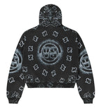Vale Forever Flag Zip Up Hoodie Black
