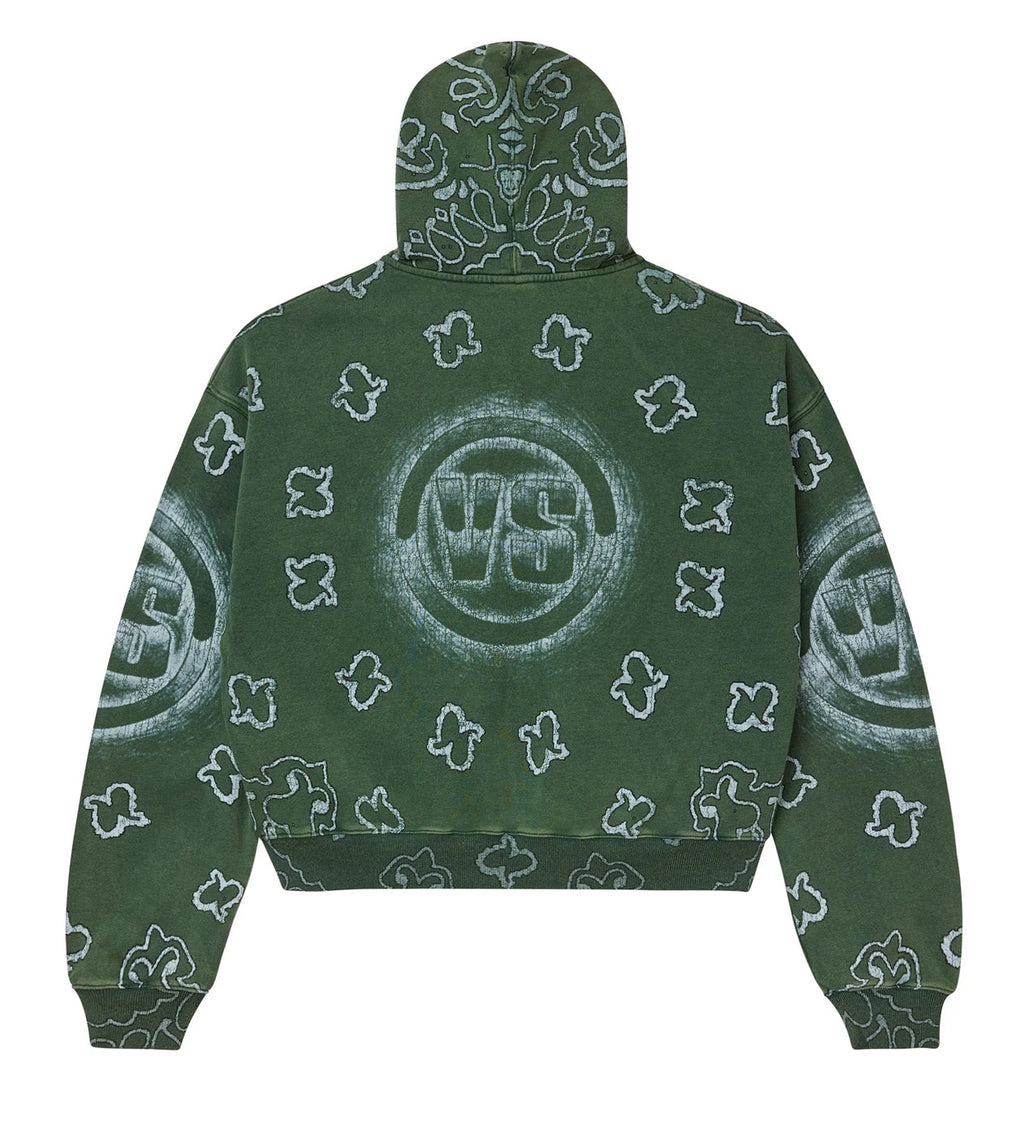 Vale Forever Flag Zip Up Hoodie Green