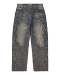 Vale Forever Flare Denim Light Rinse Grey