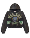 Vale Forever Gem Zip Up Hoodie Black
