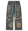 Vale Forever Iced Out Denim Pants Blue