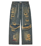 Vale Forever Iced Out Denim Pants Blue