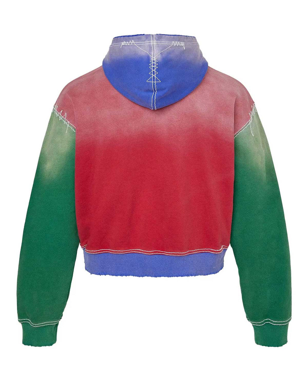 Vale Forever Looney Tunes Multicolor Zip Up Hoodie Red/Green