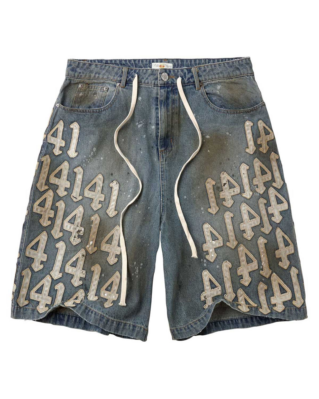 Vale Forever Lucky Charms Jorts Blue/White