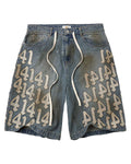 Vale Forever Lucky Charms Jorts Blue/White