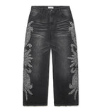 Vale Forever Mono Tsunami Denim Pants Black