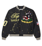 Vale Forever Moon Varsity Jacket Black