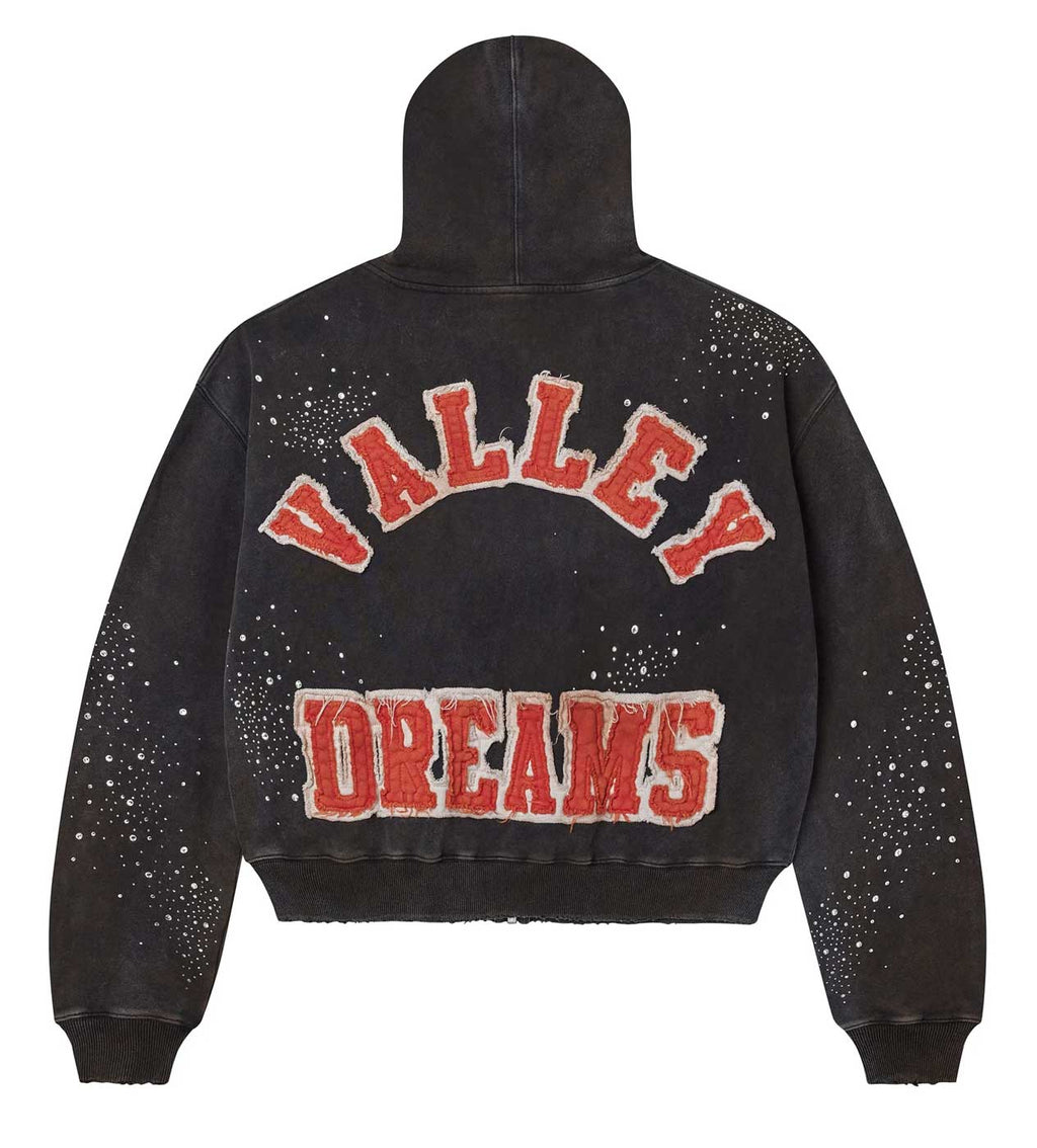 Vale Forever Pluto Cluster Zip Up Hoodie Black