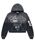 Vale Forever Religion Zip-Up Hoodie Black
