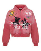 Vale Forever Rockefeller Zip Up Hoodie Red