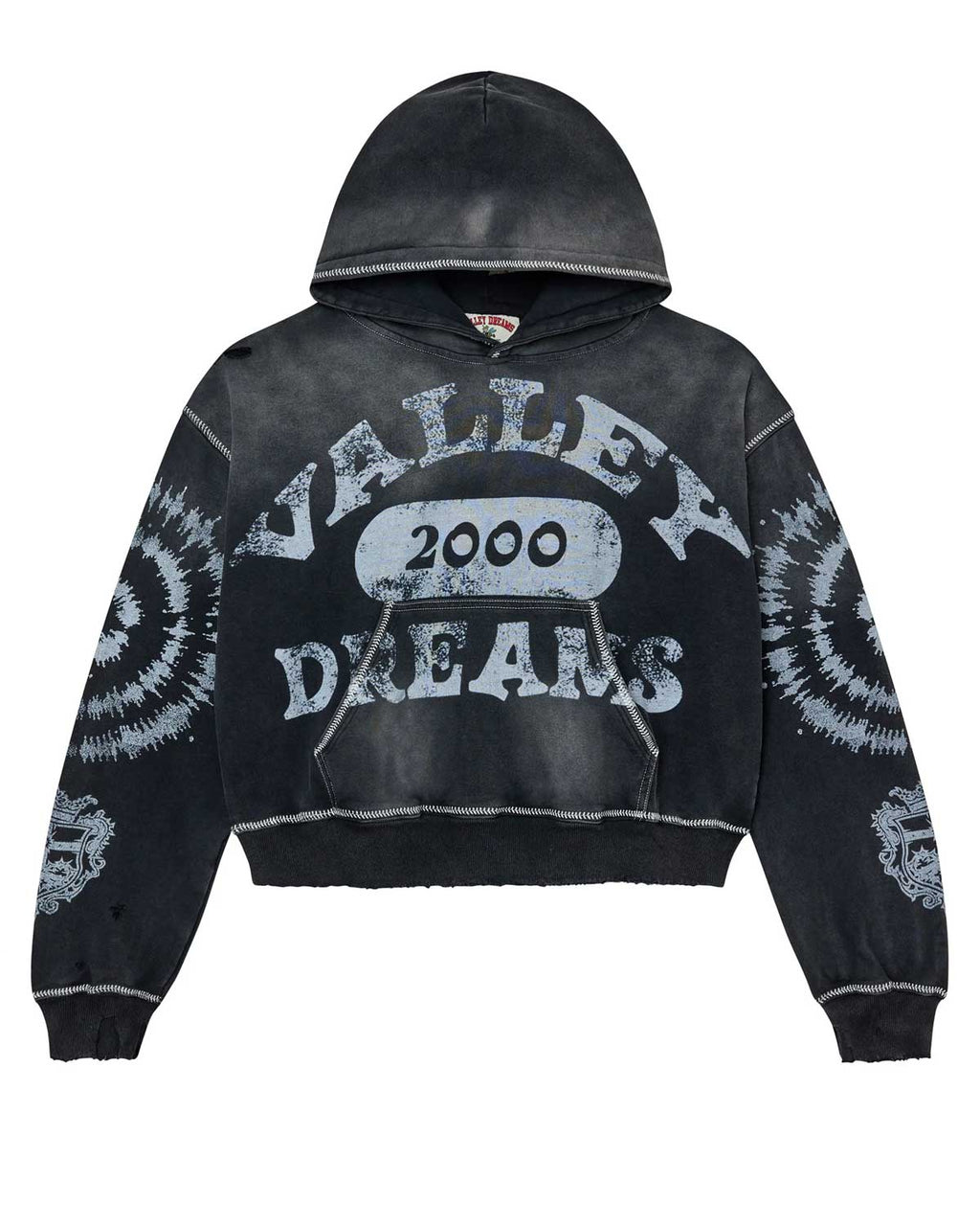 Vale Forever Spiral Pullover Hoodie Black