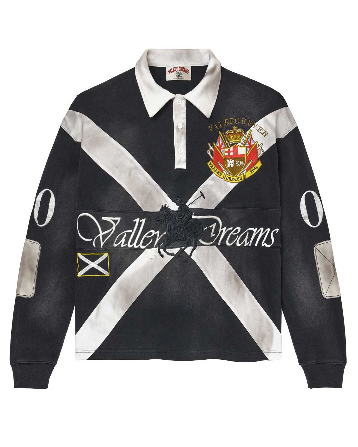 Vale Forever Stallion Rugby L/S Black