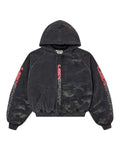 Vale Forever VSX Camo Hood Bomber Jacket Black