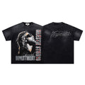 MAJESTIK Vintage Graphic Print T-Shirt