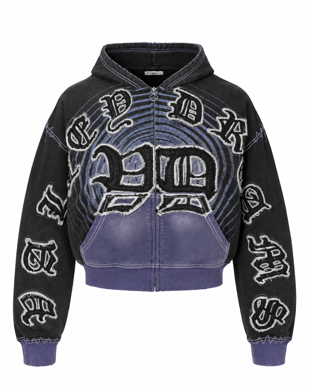 Vale Forever Hypnotiq Zip Up Hoodie Black