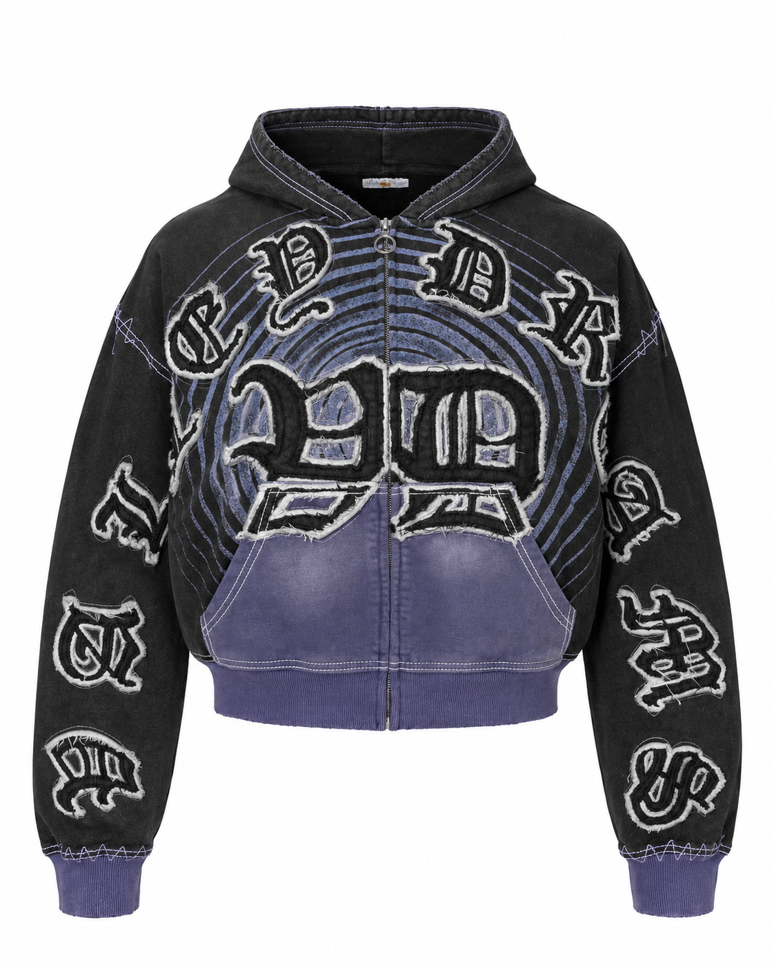 Vale Forever Hypnotiq Zip Up Hoodie Black