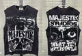Majestik Vintage Graphic Sleeveless T-Shirt