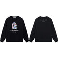 BAPE Abstract Ape Head Graphic Crewneck Sweatshirt Black